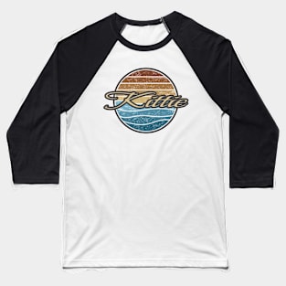 Kittie Retro Waves Baseball T-Shirt